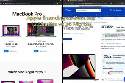 Best Way To Financing a Macbook Pro , Apple financing vs Best Buy.