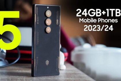 TOP 5 BEST 24GB RAM + 1TB Smartphones 2023/24 — Highest Memory Mobile Phones 2023/24