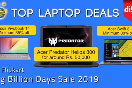 Top Laptop Deals on Flipkart Big Billion Days Sale 2019